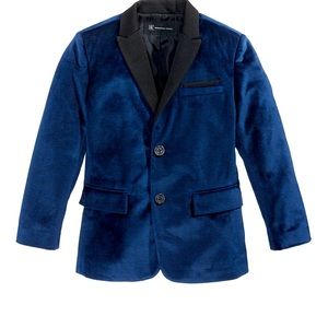 I.N.C. Boys Velvet Blazer Blue (M 5/6)